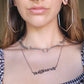 Hail Yourself Necklace (Gothic Font)