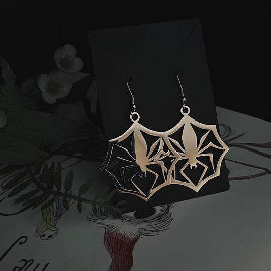 Spooky Snowflake Earrings